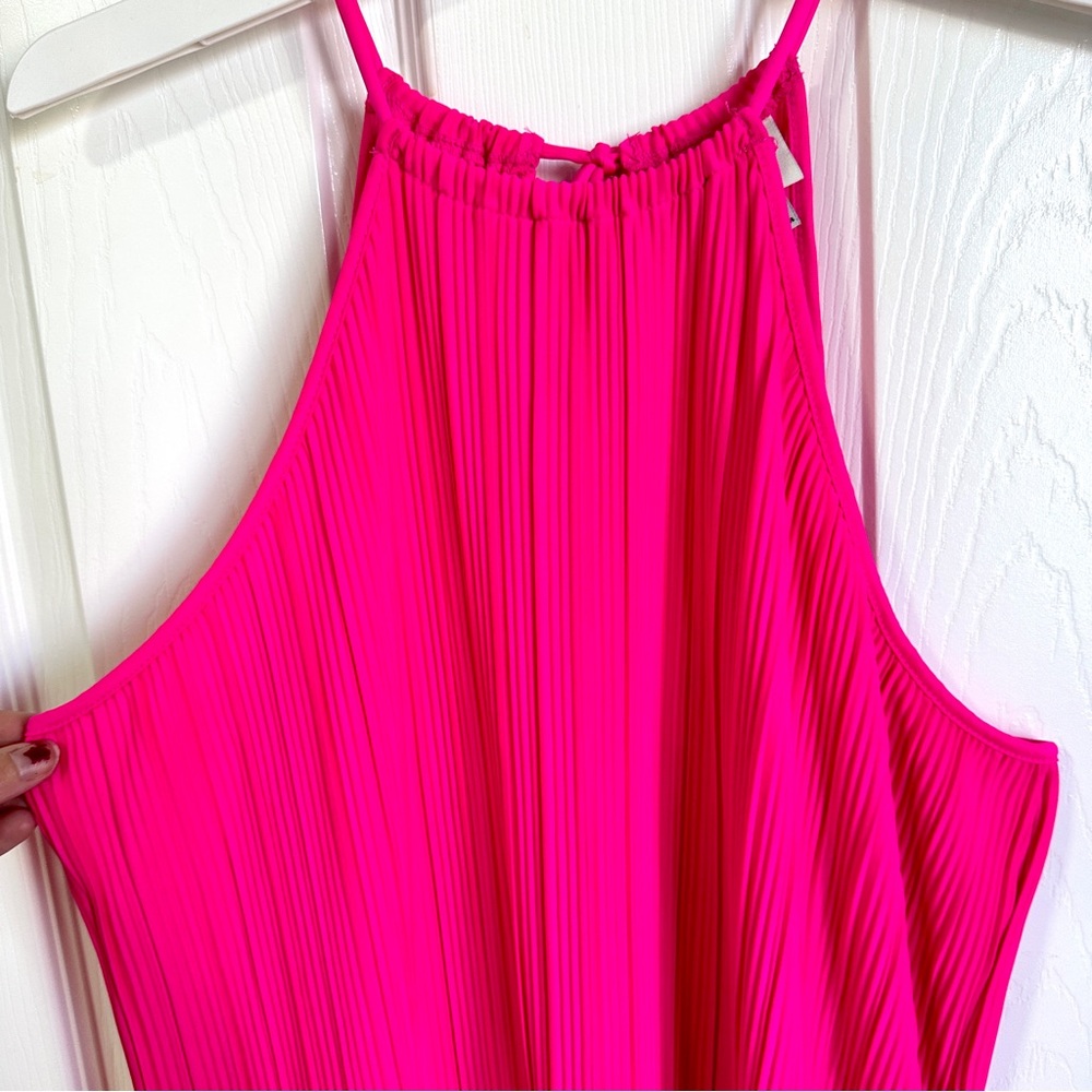 Neon Pink Maxi Dress - Picture 2 of 5